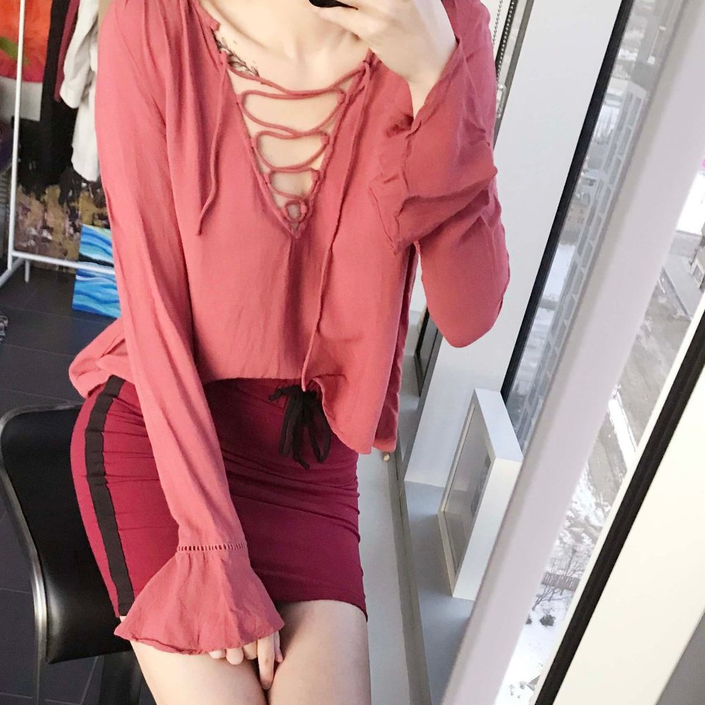 TOBI pink top